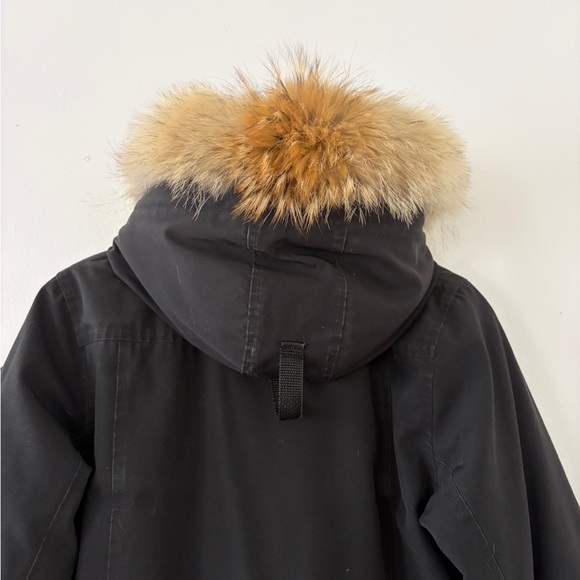 Canada Goose Aldridge Puffer Parka Coyote Fur Hood Arctic Tech Made in Canada - Picture 12 of 14